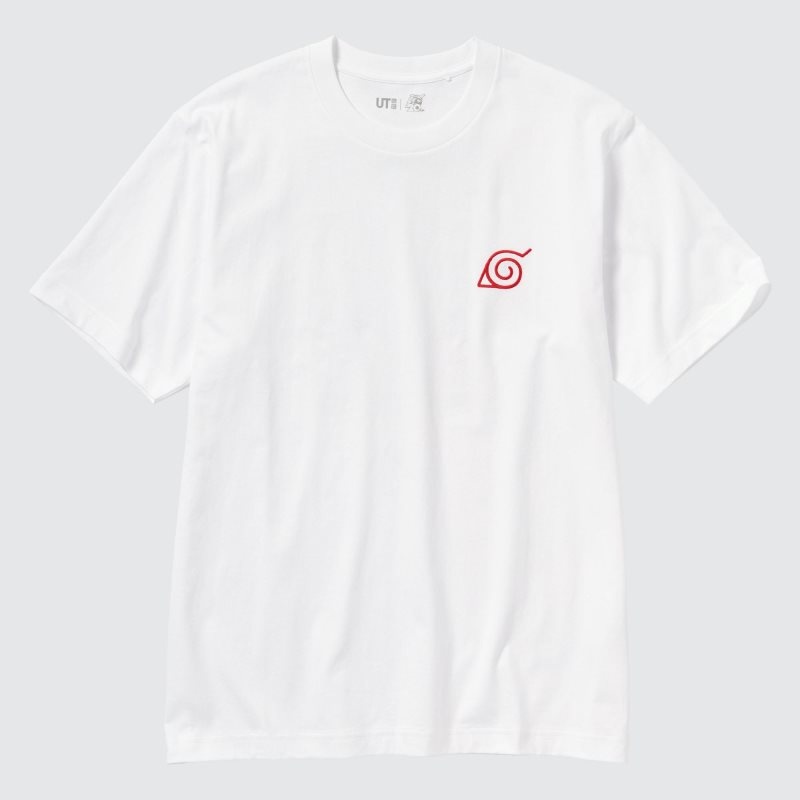 White Uniqlo Naruto Ut Short-sleeve Graphic Minato Namikaze Men T Shirts | 9464384