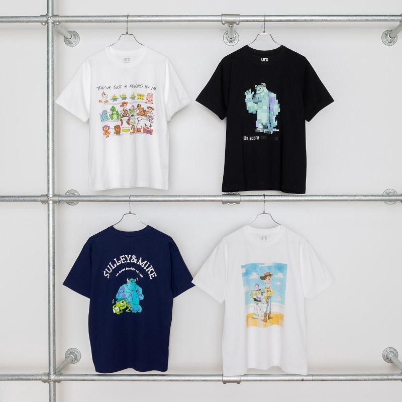 White Uniqlo Pixar Art Ut Short-sleeve Graphic Adam Lister Men T Shirts | 1072946