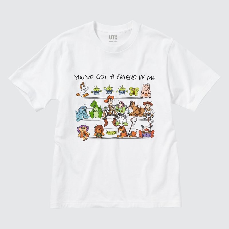 White Uniqlo Pixar Art Ut Short-sleeve Graphic Kazuma Mikami Men T Shirts | 8790834