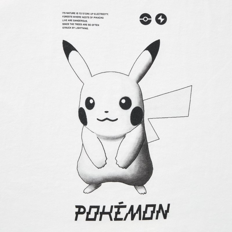 White Uniqlo Pokémon Masters Ex Ut Oversized Short-sleeve Graphic Men T Shirts | 1740005