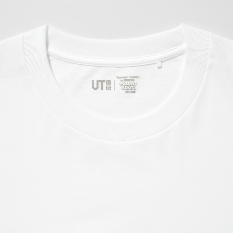 White Uniqlo The Super Mario Bros. Movie Ut Short Sleeve Graphic Men T Shirts | 9923410
