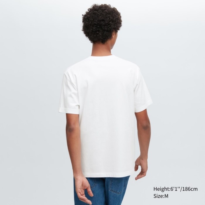 White Uniqlo UT Archive UT Short Sleeve Andy Warhol Women T Shirts | 1575258