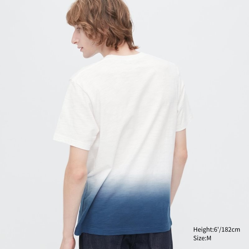 White Uniqlo Ukiyo-e Ut Short-sleeve Graphic Men T Shirts | 1953847
