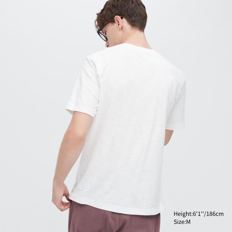 White Uniqlo Ukiyo-e Ut Short-sleeve Graphic Men T Shirts | 7593606