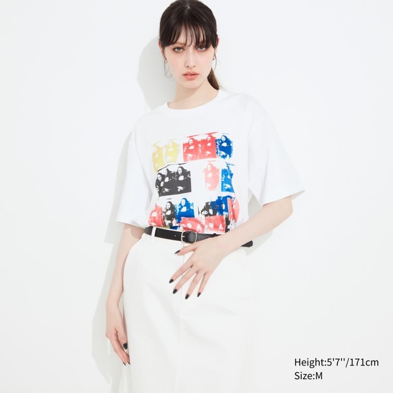 White Uniqlo Ut Archive Ut Short Sleeve Graphic Andy Warhol Men T Shirts | 7112410