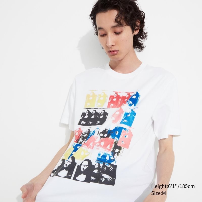 White Uniqlo Ut Archive Ut Short Sleeve Graphic Andy Warhol Men T Shirts | 7112410