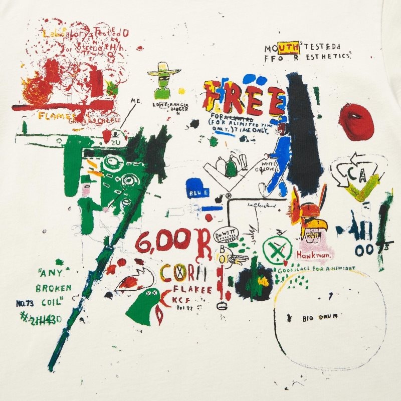 White Uniqlo Ut Archive Ut Short Sleeve Graphic Jean-michel Basquiat Men T Shirts | 8601122