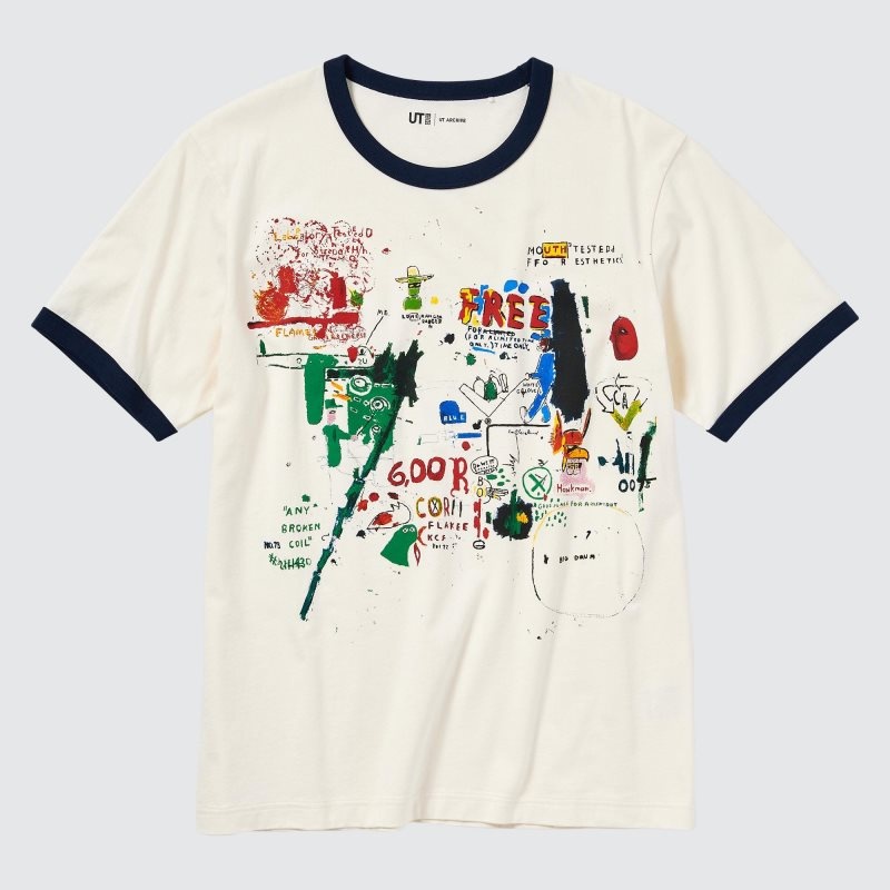 White Uniqlo Ut Archive Ut Short Sleeve Graphic Jean-michel Basquiat Men T Shirts | 8601122