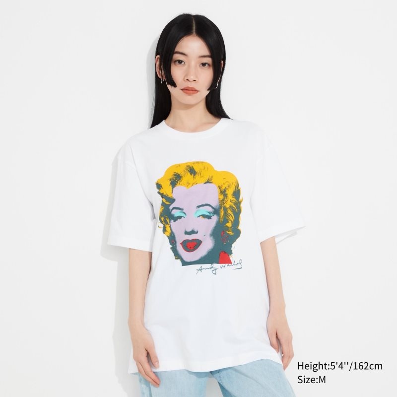 White Uniqlo Ut Archive Ut Short Sleeve Graphic Andy Warhol Men T Shirts | 2168796