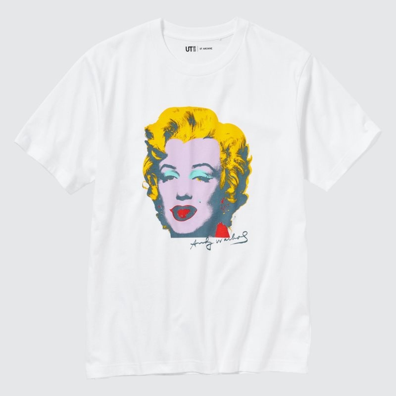 White Uniqlo Ut Archive Ut Short Sleeve Graphic Andy Warhol Men T Shirts | 2168796