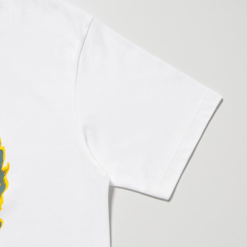 White Uniqlo Ut Archive Ut Short Sleeve Graphic Andy Warhol Men T Shirts | 2168796