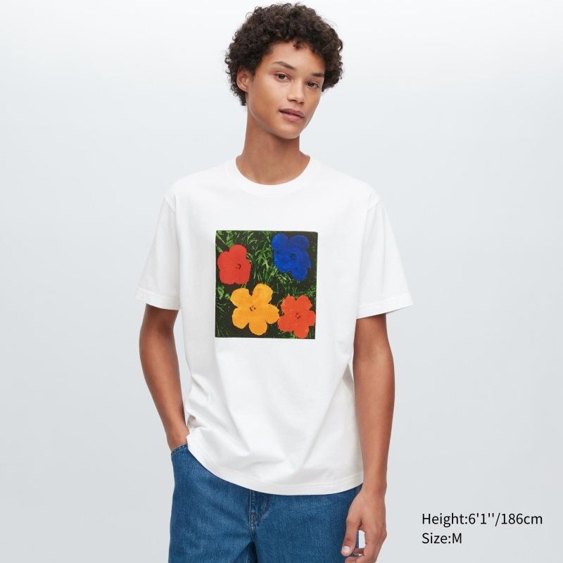 White Uniqlo Ut Archive Ut Short Sleeve Graphic Andy Warhol Men T Shirts | 4988882