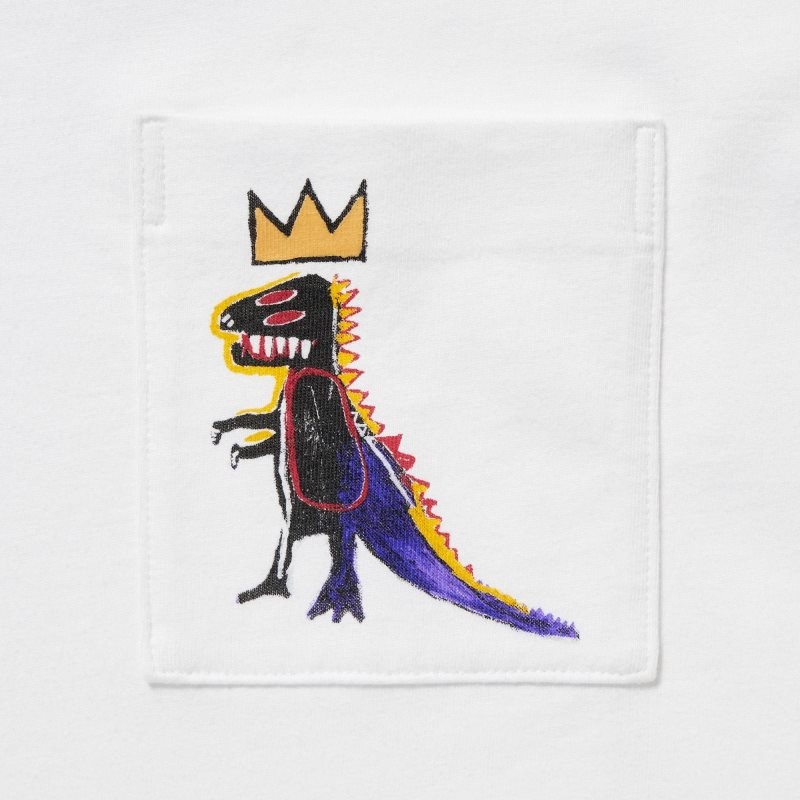 White Uniqlo Ut Archive Ut Short Sleeve Graphic Jean-michel Basquiat Men T Shirts | 3892457