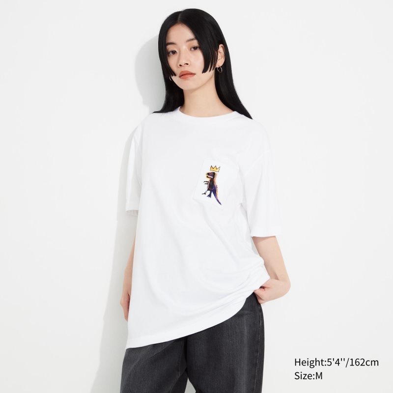 White Uniqlo Ut Archive Ut Short Sleeve Graphic Jean-michel Basquiat Men T Shirts | 3892457