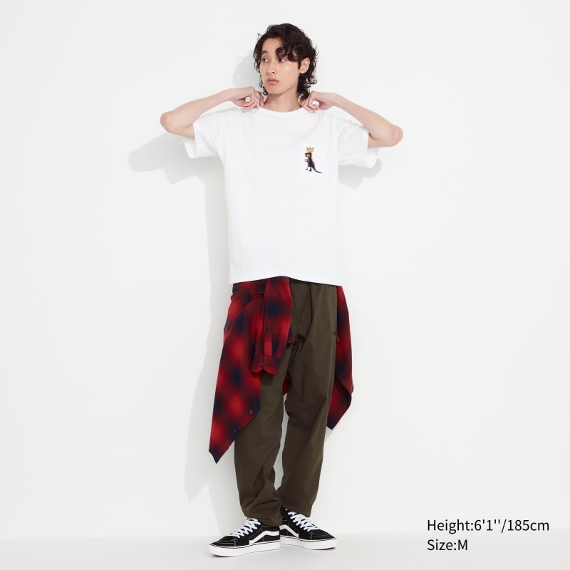White Uniqlo Ut Archive Ut Short Sleeve Graphic Jean-michel Basquiat Men T Shirts | 3892457
