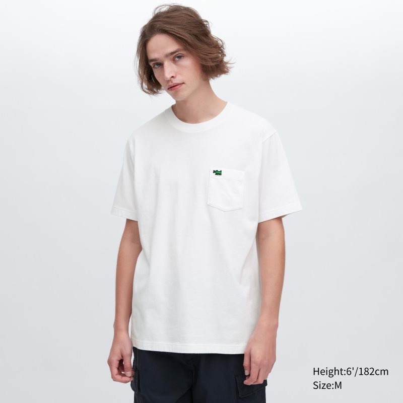 White Uniqlo Ut Archive Ut Short Sleeve Graphic Keith Haring Men T Shirts | 6070271