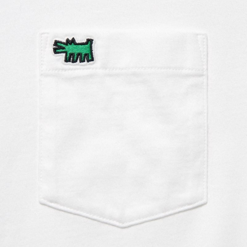 White Uniqlo Ut Archive Ut Short Sleeve Graphic Keith Haring Men T Shirts | 6070271