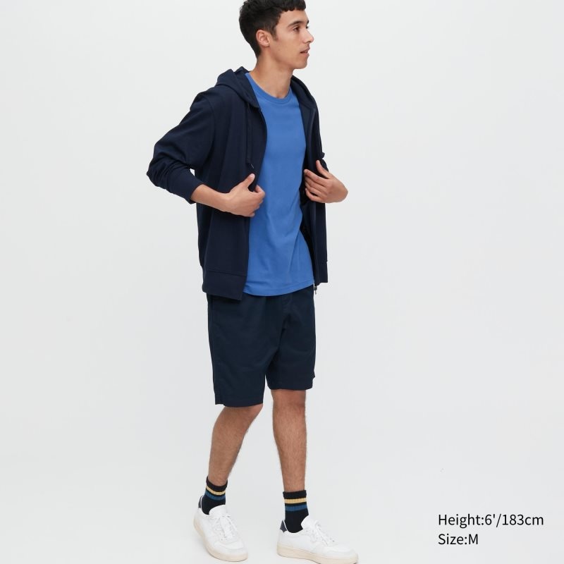 Yellow Uniqlo Dry Crew Neck Short-sleeve Color Men T Shirts | 311103