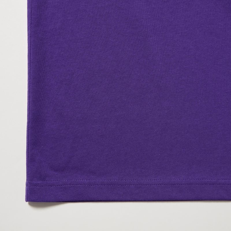 Yellow Uniqlo Dry Crew Neck Short-sleeve Color Men T Shirts | 311103