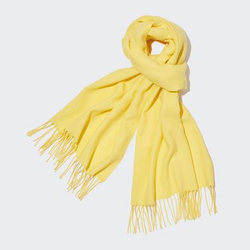 Yellow Uniqlo HEATTECH Women Scarves | 832043