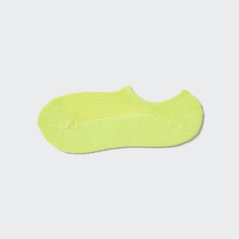 Yellow Uniqlo Pile Low Cut Men Socks | 7583348