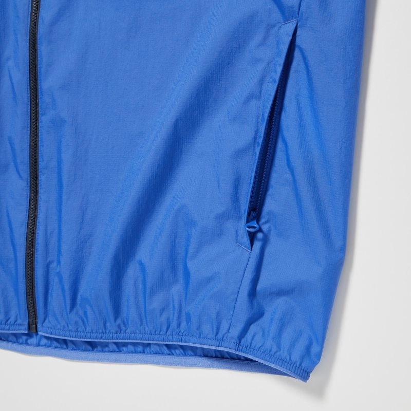 Yellow Uniqlo Pocketable Uv Protection 3d Cut Color Block Men Parka | 305001