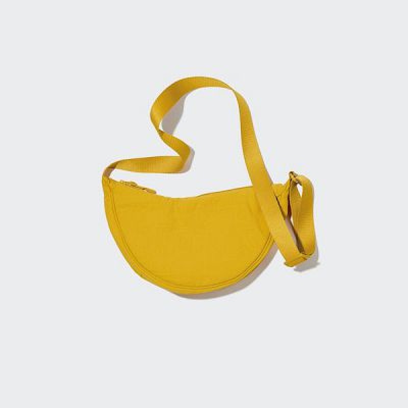 Yellow Uniqlo Round Mini Women Crossbody Bags | 23027