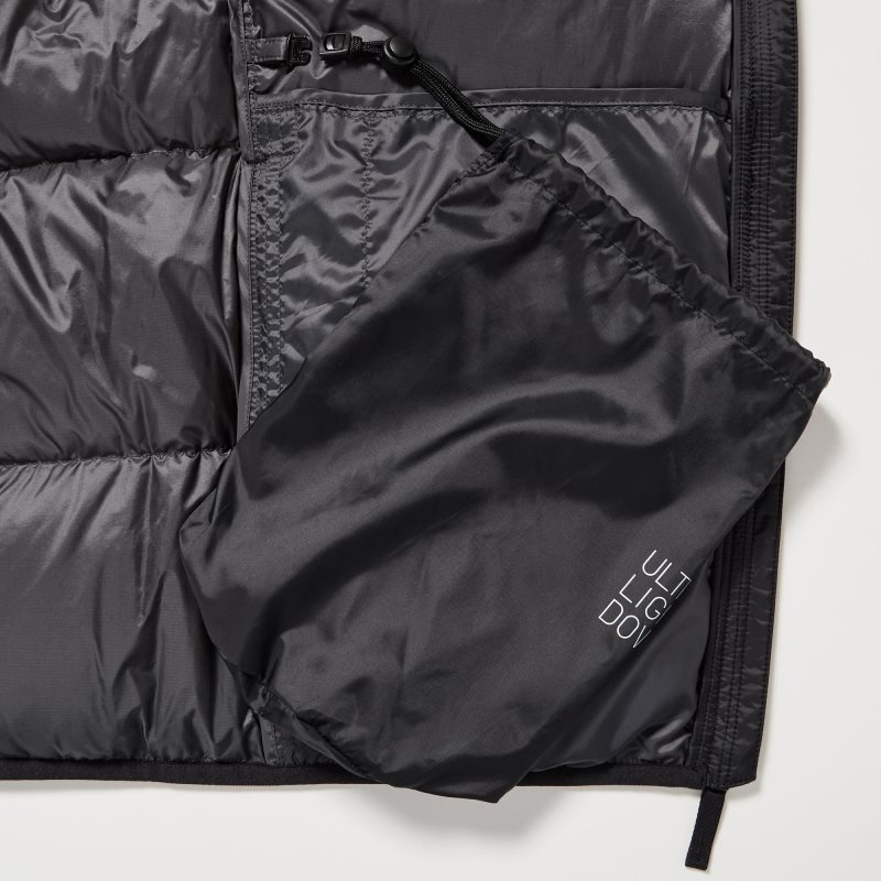 Yellow Uniqlo Ultra Light Down Wide Quilt Men Vest | 8965088
