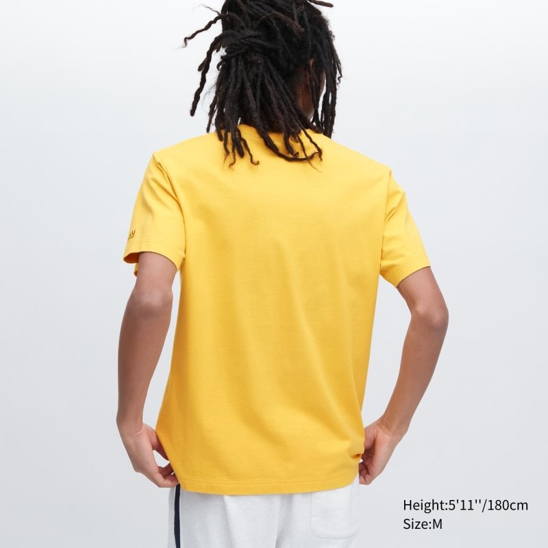 Yellow Uniqlo Ut Archive Ut Short Sleeve Graphic Jean-michel Basquiat Men T Shirts | 1685501